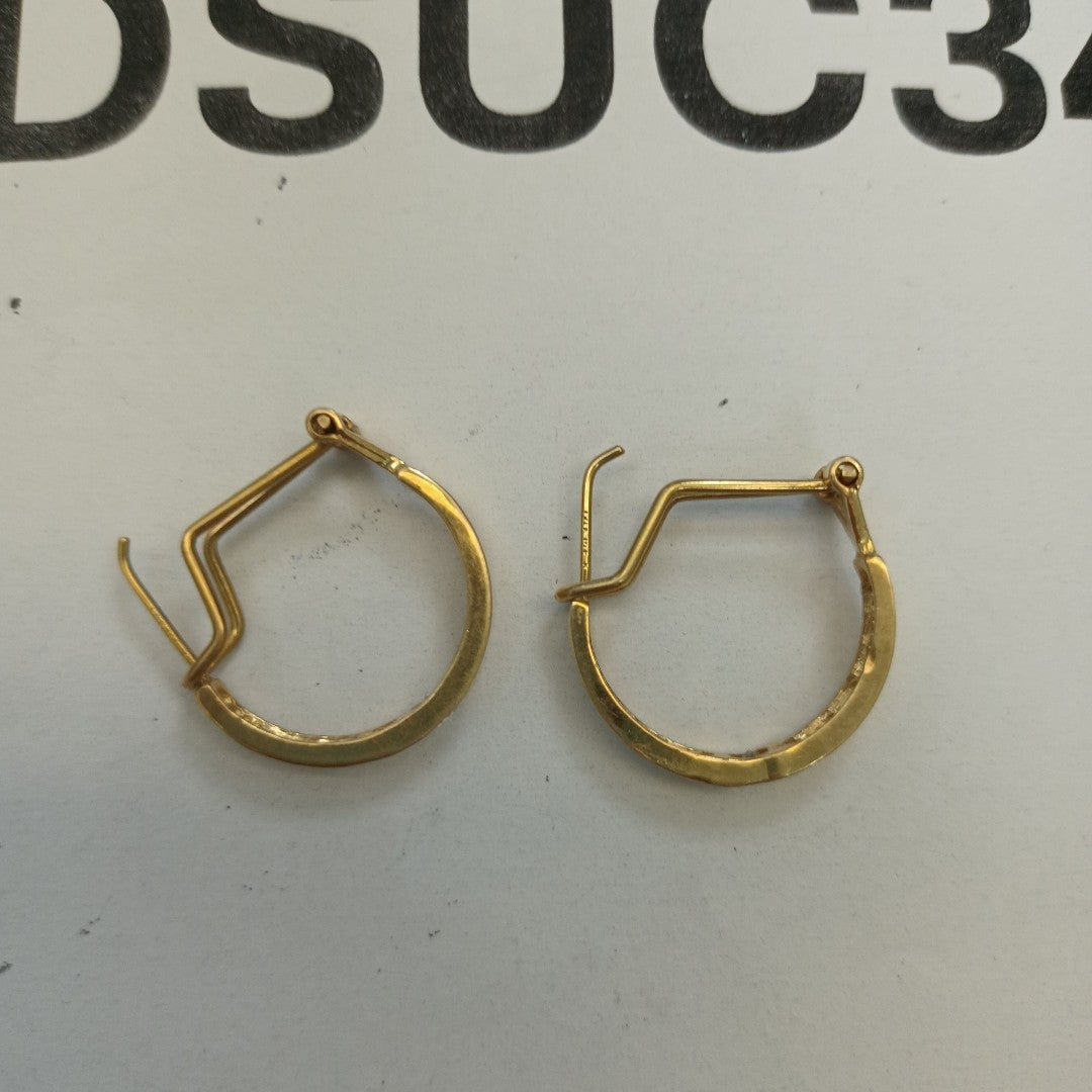 ARRACADAS PAR ORO 14 K 5.1 GRMS (SEMINUEVO)