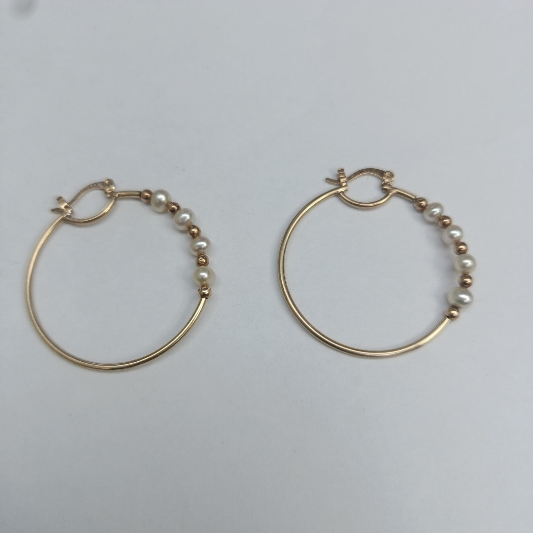ARRACADAS PAR ORO 10 K 3,60 GRMS (SEMINUEVO)
