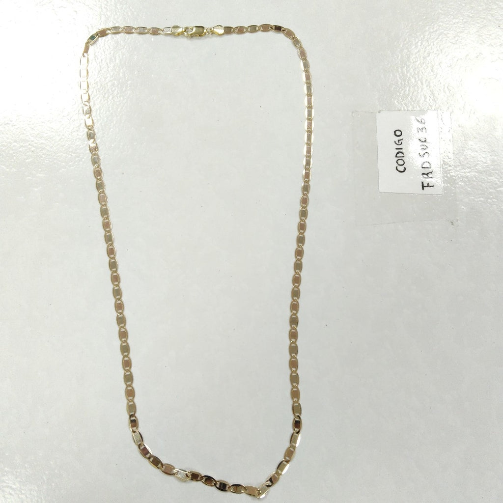 CADENAS VALENTINA/ESPEJO ORO 14K 10 (NUEVO)