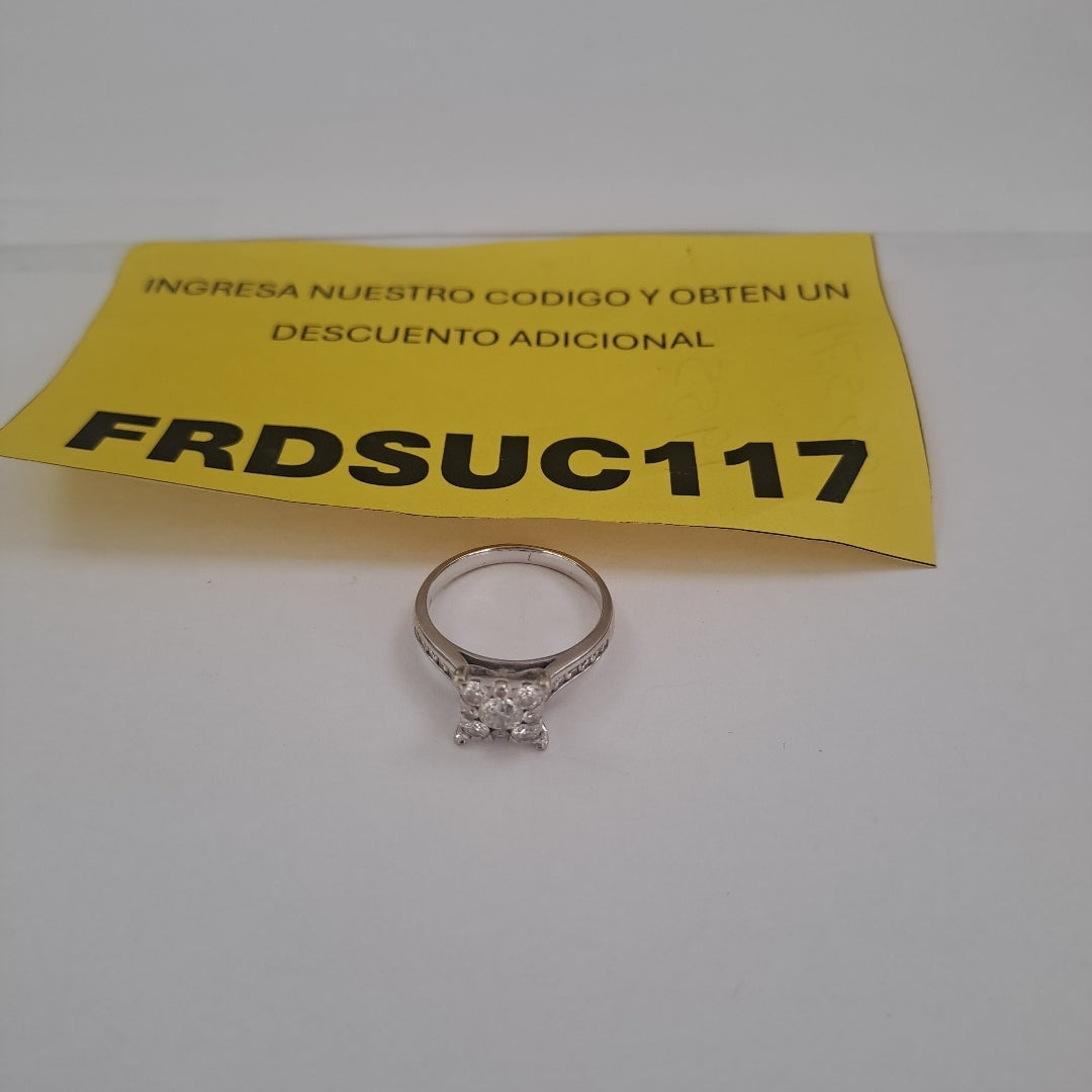 ANILLITO ORO BLANCO 14 K 3.5 GRMS (SEMINUEVO)