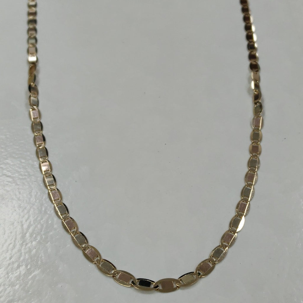 CADENAS VALENTINA/ESPEJO ORO 14K 10.8 (NUEVO)