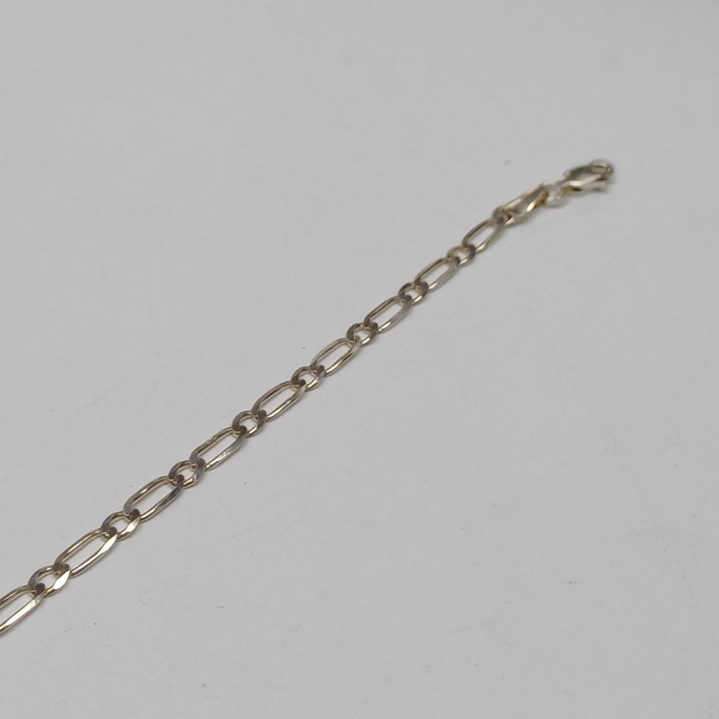PULSERA TEJIDO 1X1 PLATA .925 18 CM 3.5 GR (NUEVO)