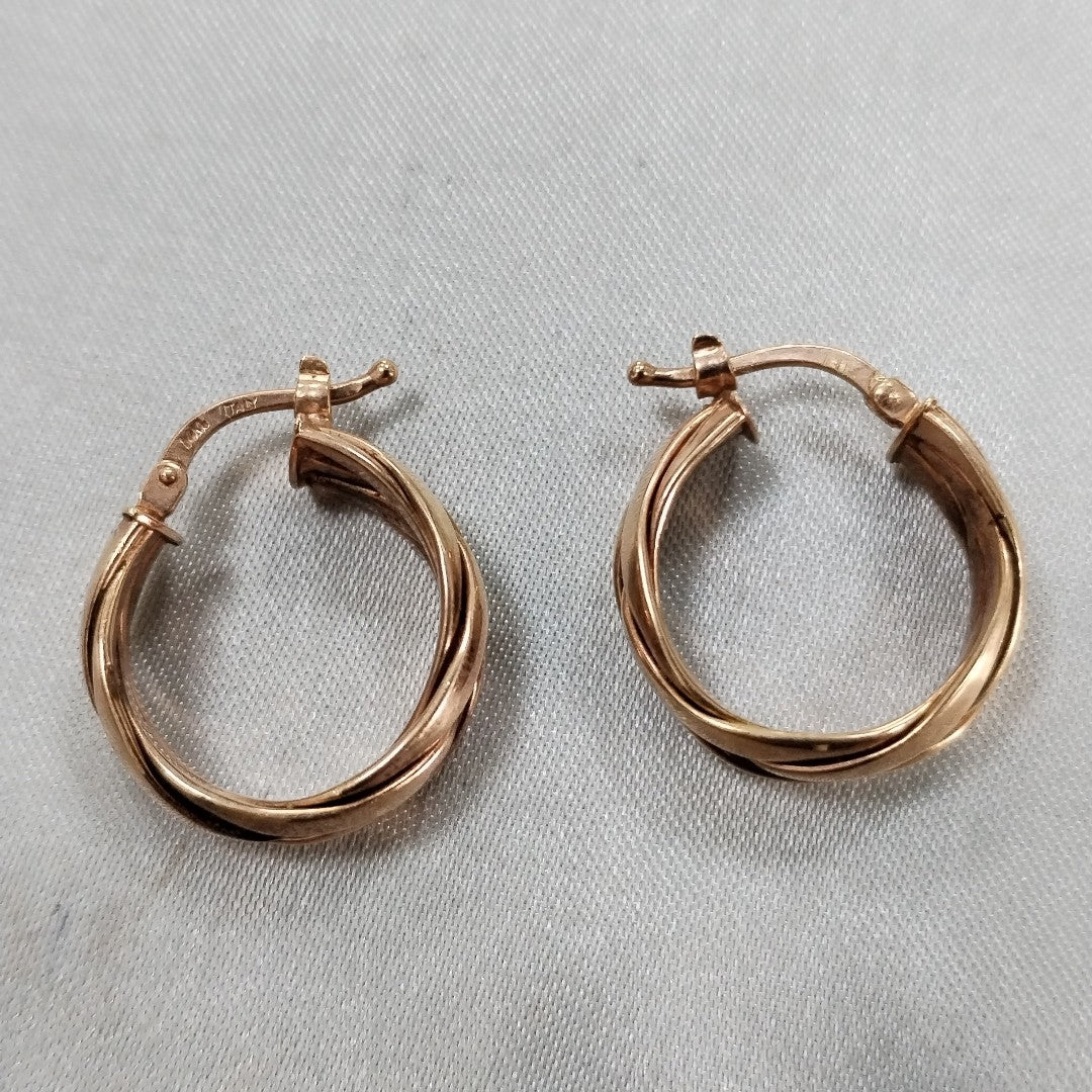 ARRACADAS PAR ORO 14 K 3,80 GRMS (SEMINUEVO)