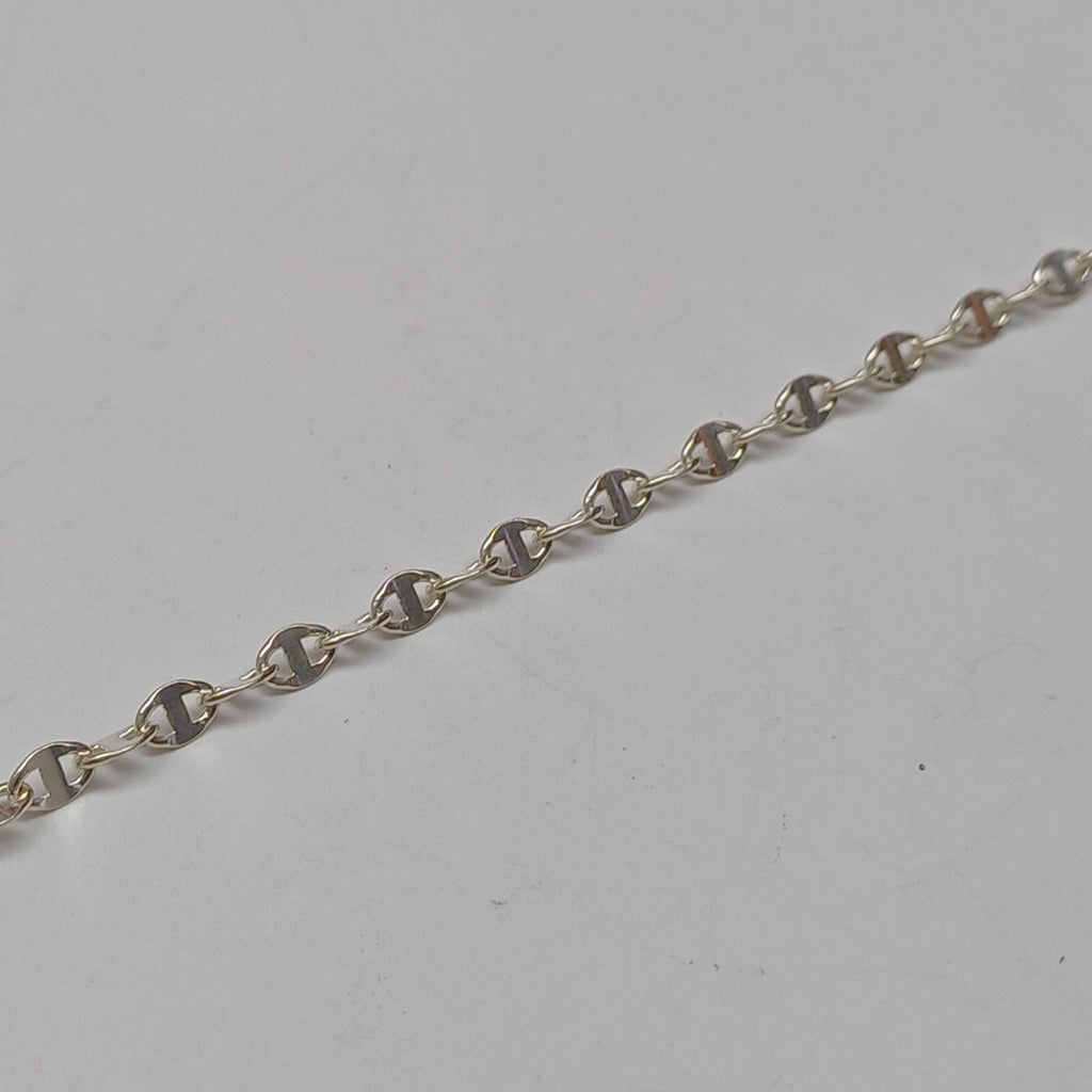 PULSERA TEJIDO ESPECIAL PLATA .925 18 CM 3.3 GR (NUEVO)