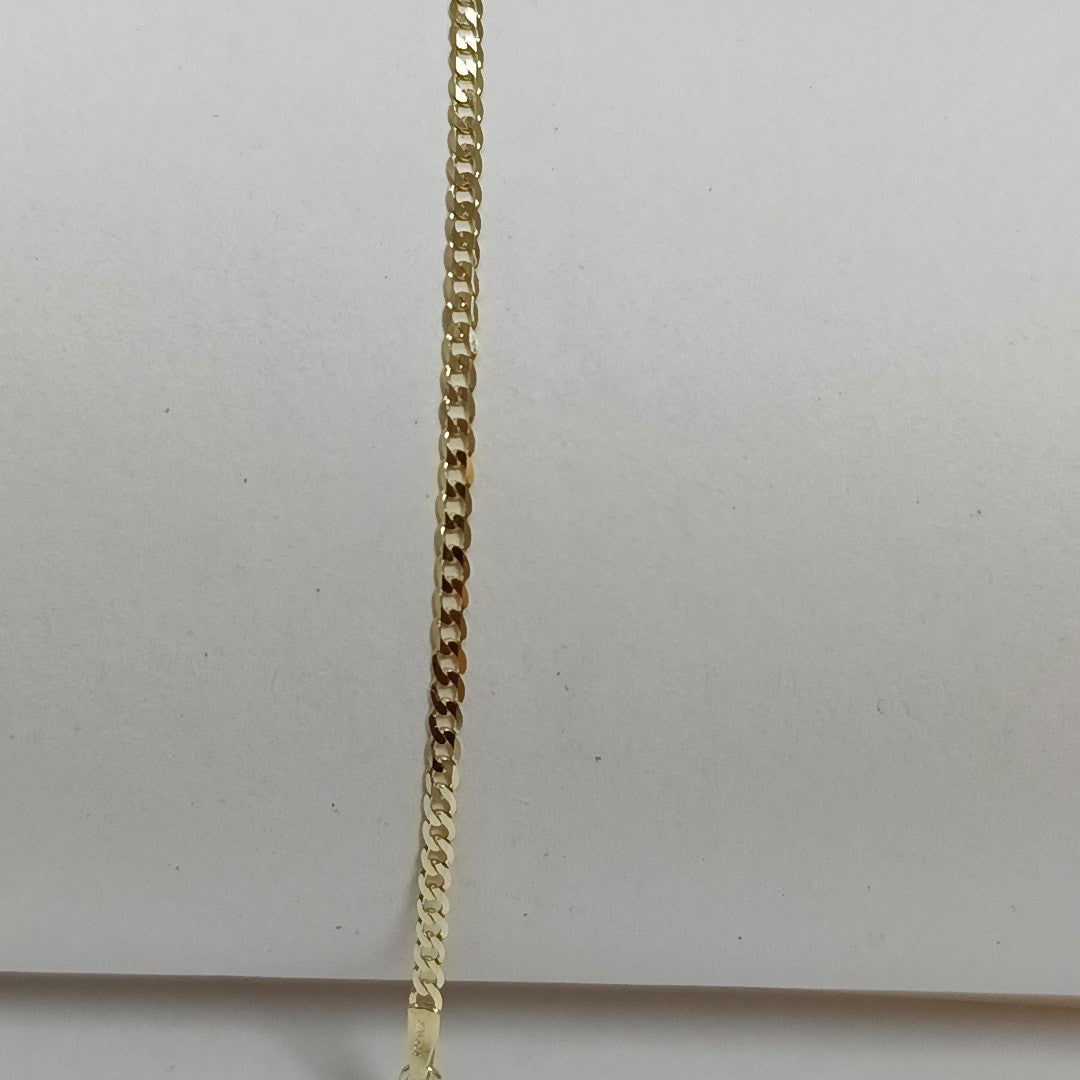 PULSERAS DAMA BARBADA AMARILLA ORO 14K 1.1 (NUEVO)
