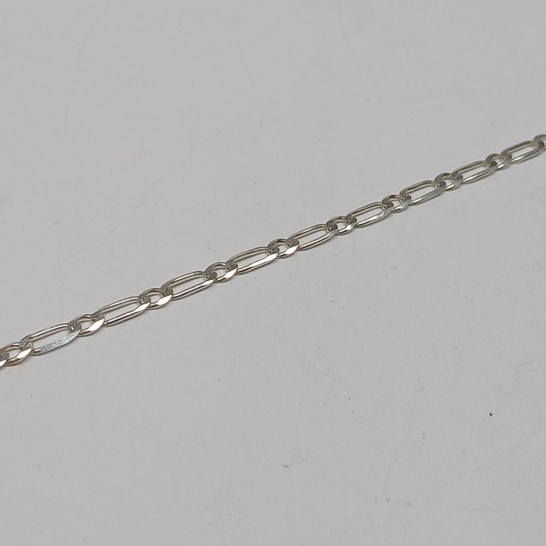 PULSERA TEJIDO 1X1 PLATA .925 18 CM 3.5 GR (NUEVO)