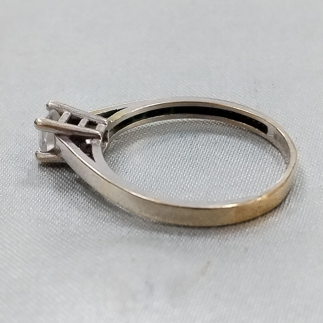 SOLITARIO ORO, ORO BLANCO 14 K 2 GRMS (SEMINUEVO)