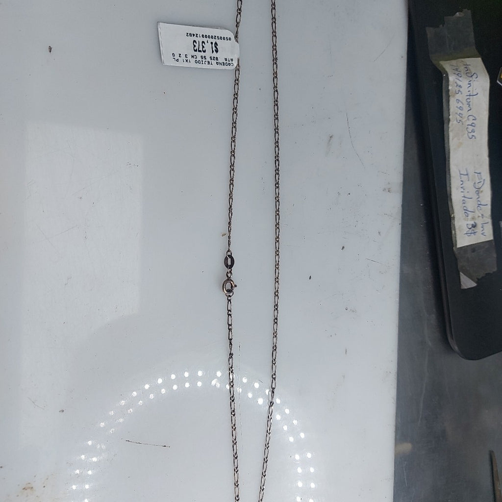CADENA TEJIDO 1X1 PLATA .925 55 CM 3.2 GR (NUEVO)