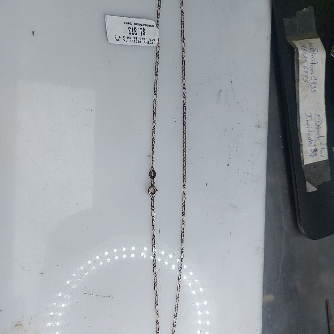 CADENA TEJIDO 1X1 PLATA .925 55 CM 3.2 GR (NUEVO)