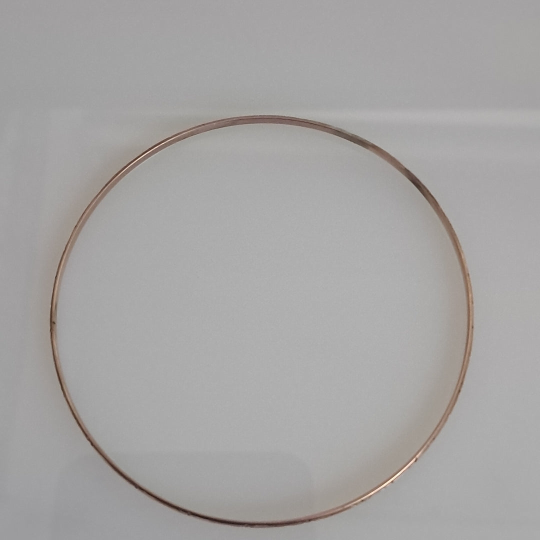 PULSERA RIGIDA ORO 8 K 3.9 GRMS (SEMINUEVO)
