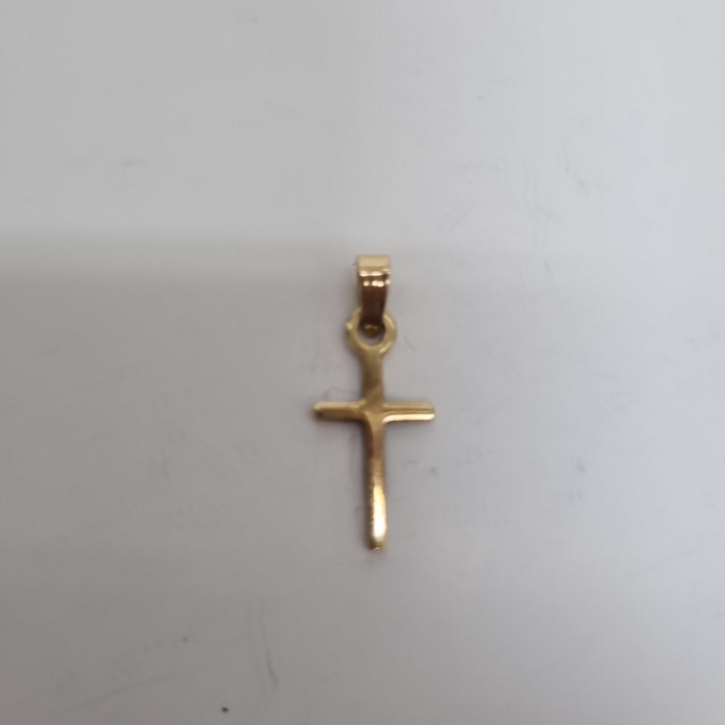 CRUZ DE CARAVACA, DIJE ORO 10 K 0.7 GRMS (SEMINUEVO)