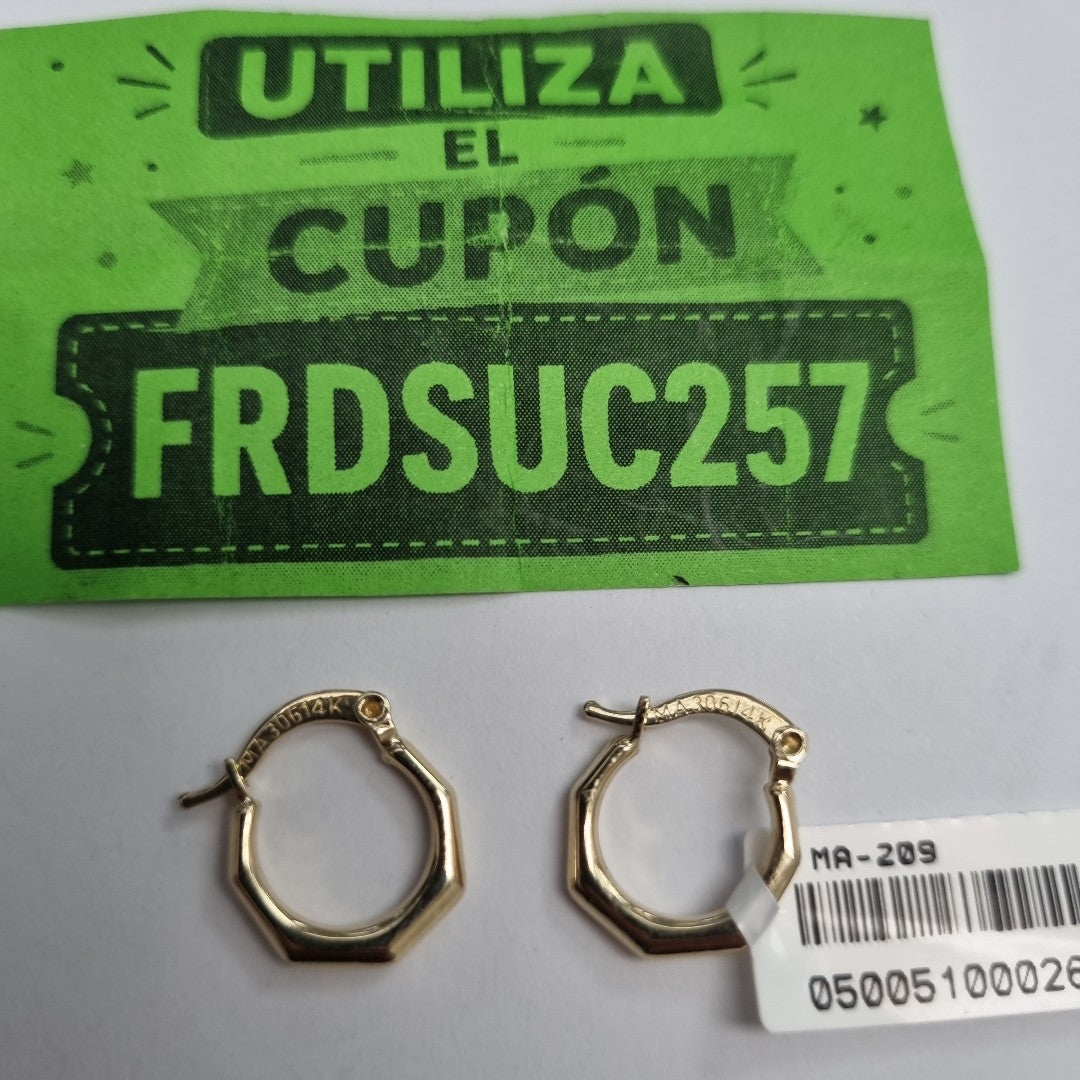 ARRACADAS ORO 14K 1 (NUEVO)