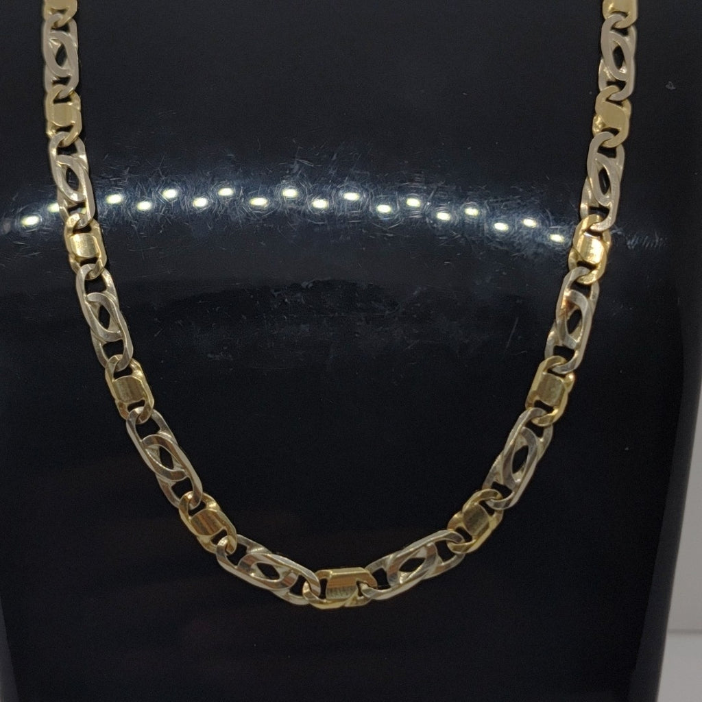 CADENA ORO COMBINADO 14 K 22,70 GRMS (SEMINUEVO)