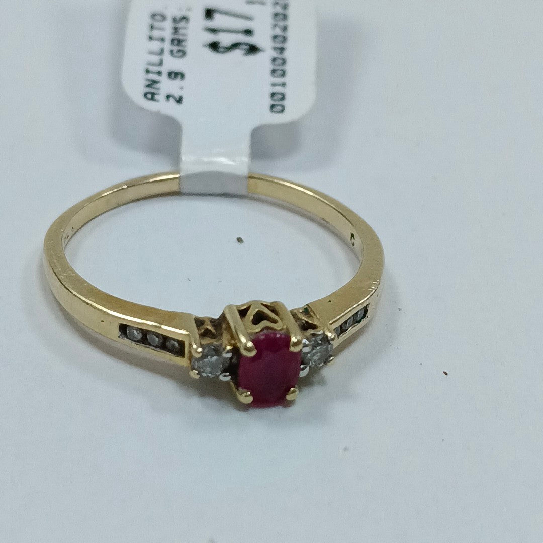 ANILLITO ORO 14 K 2.9 GRMS (SEMINUEVO)