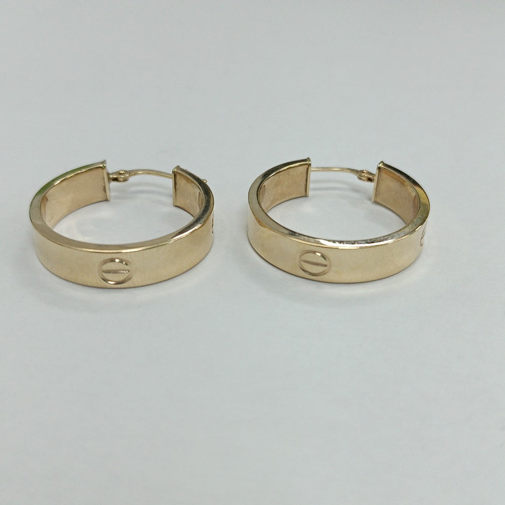 ARRACADAS PAR ORO 14 K 3.7 GRMS (SEMINUEVO)