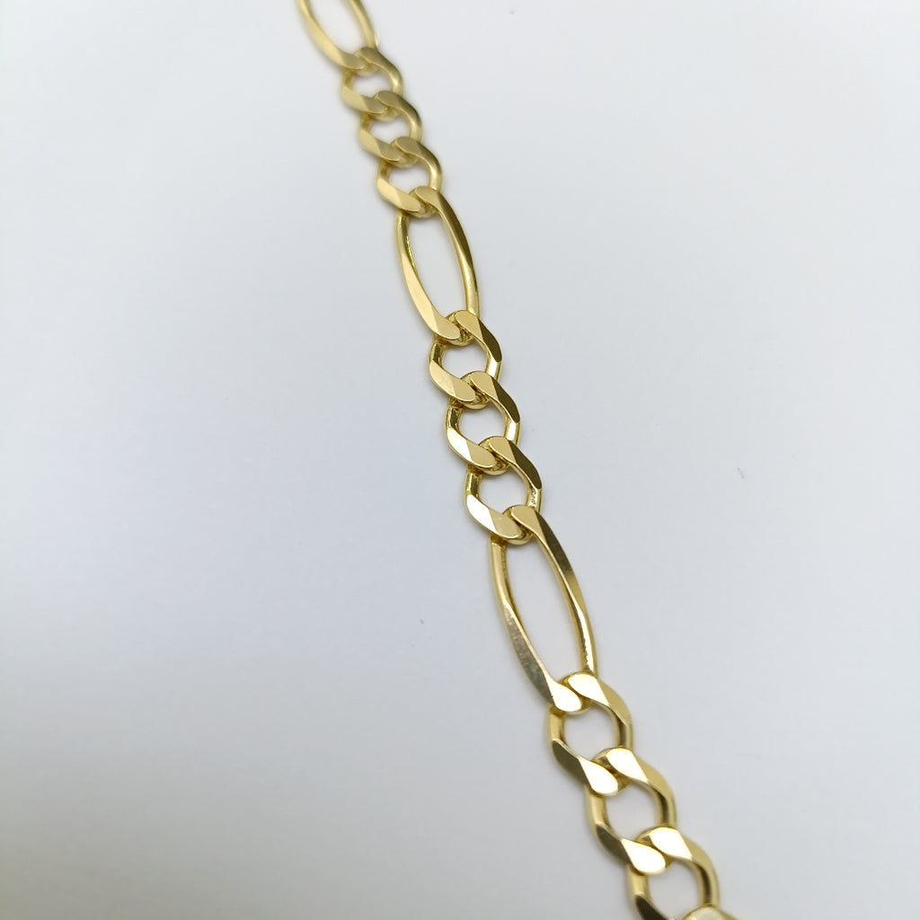 PULSERAS CABALLERO CARTIER 3 1 AMARILLA ORO 14K 7.3 (NUEVO)