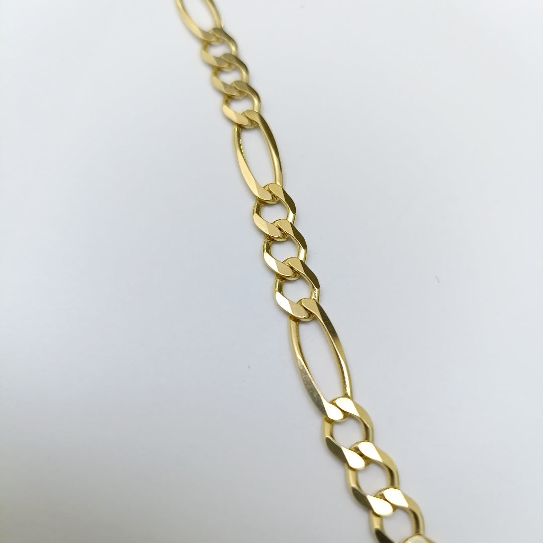 PULSERAS CABALLERO CARTIER 3 1 AMARILLA ORO 14K 7.3 (NUEVO)