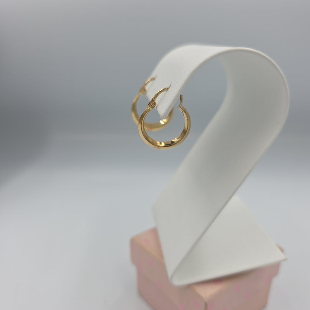 ARRACADAS PAR ORO 14 K 1.2 GRMS (SEMINUEVO)