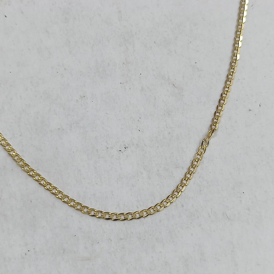 CADENAS BARBADA AMARILLA ORO 14K 2.2 (NUEVO)