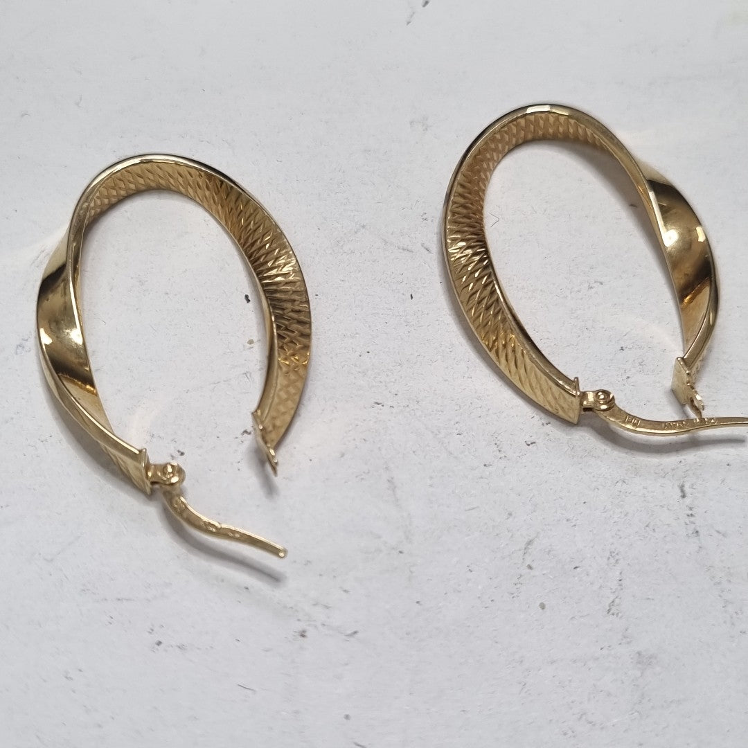 ARRACADAS PAR ORO 14 K 2.3 GRMS (SEMINUEVO)