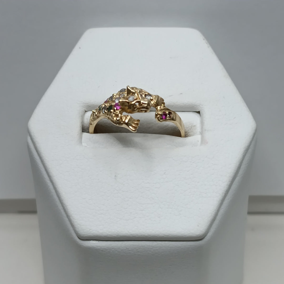 ANILLO ORO 14 K 2 GRMS (SEMINUEVO)