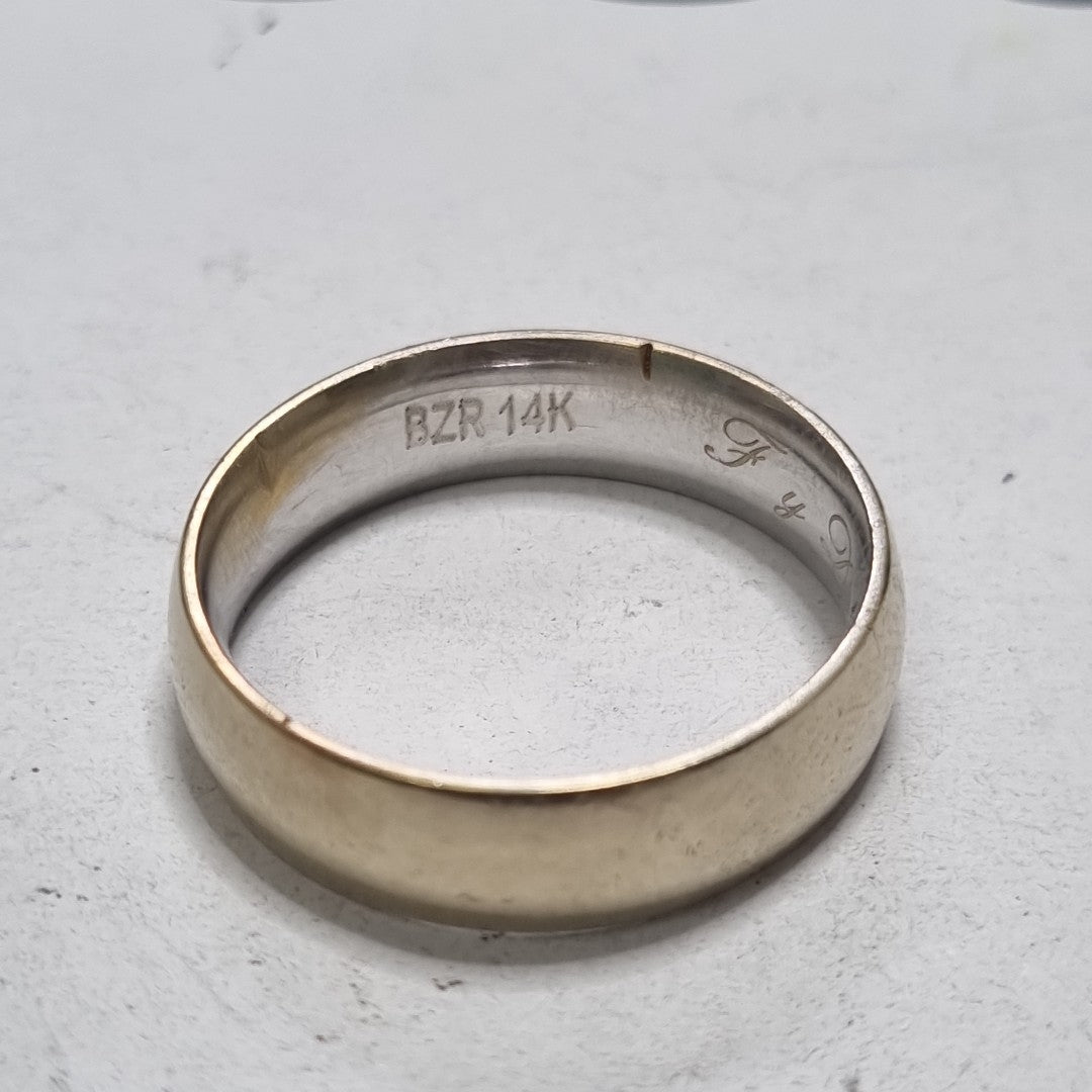 ARGOLLA ORO, ORO COMBINADO 14 K 4.2 GRMS (SEMINUEVO)