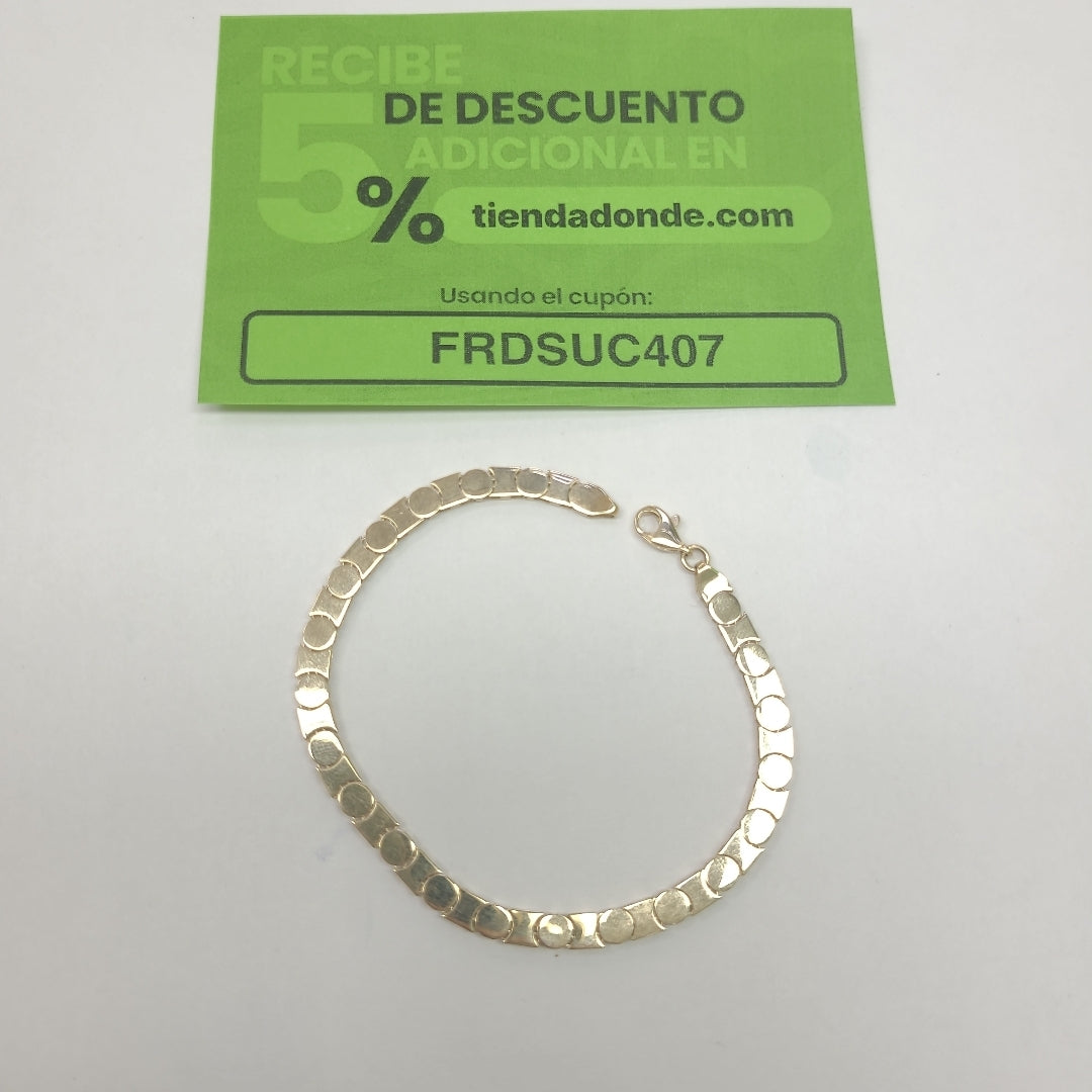 PULSERAS DAMA ORO 14K 5.2 (NUEVO)