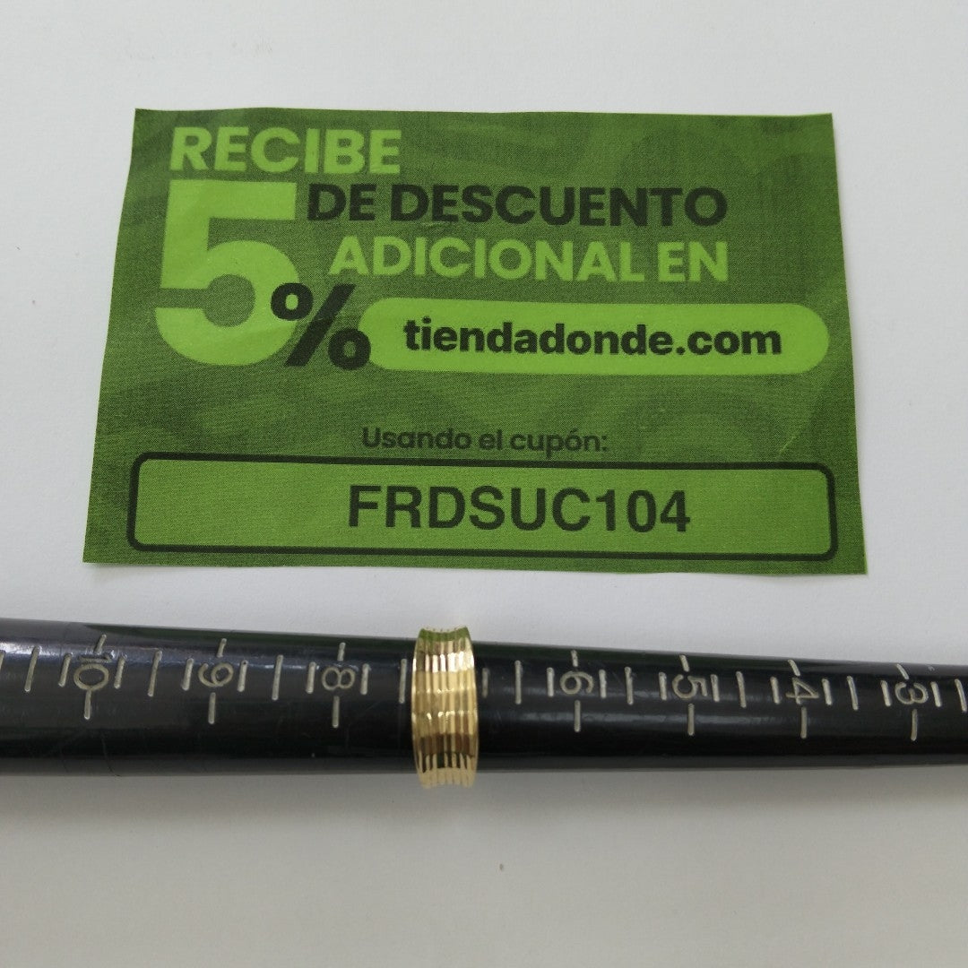 ANILLO ORO 14 K 2,90 GRMS (SEMINUEVO)