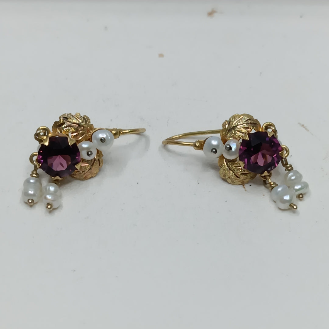 ARETES PAR ORO 10 K 2.4 GRMS (SEMINUEVO)