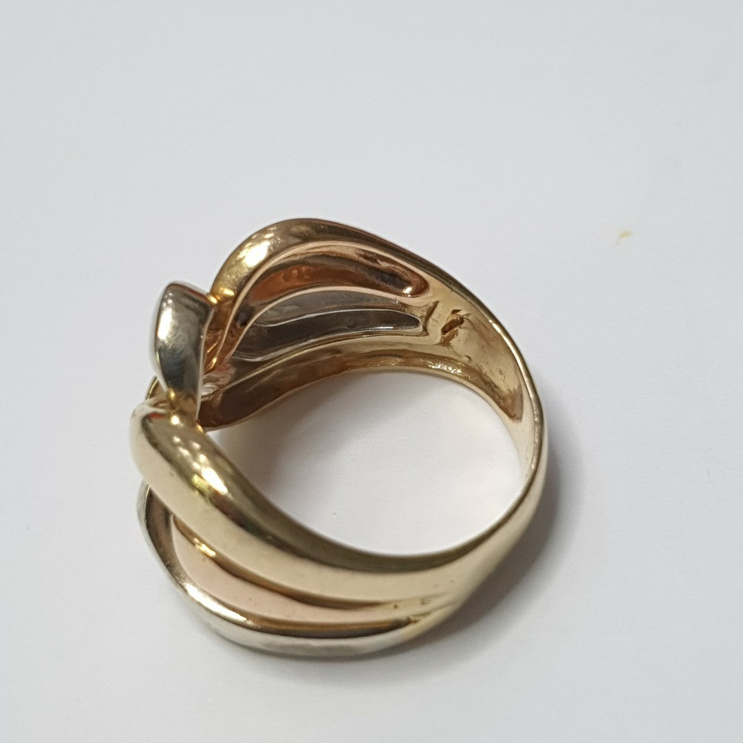ANILLITO ORO COMBINADO 18 K 7,60 GRMS (SEMINUEVO)