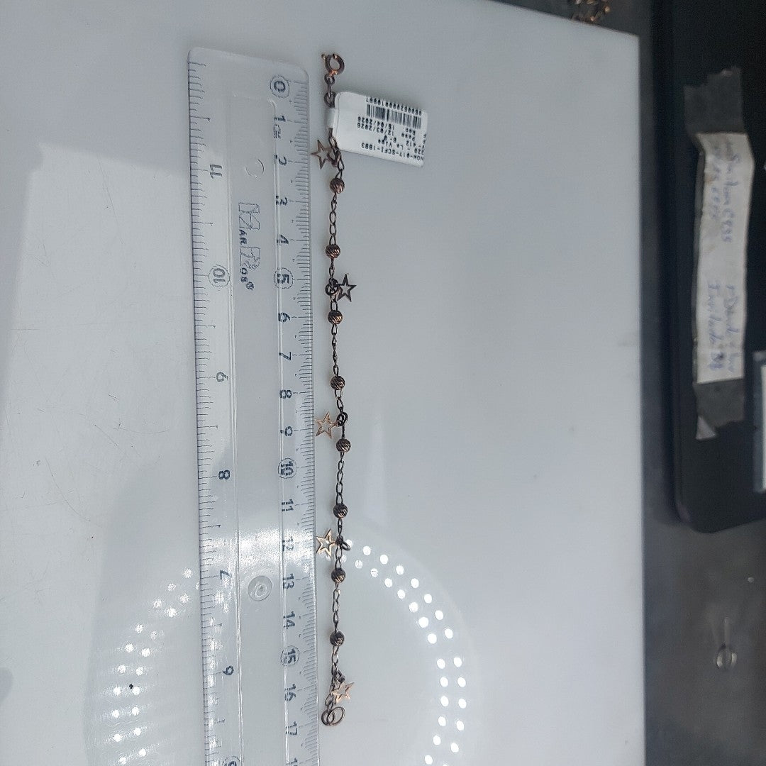 PULSERA TEJIDO ESPECIAL PLATA .925 18 CM 2.7 GR (NUEVO)