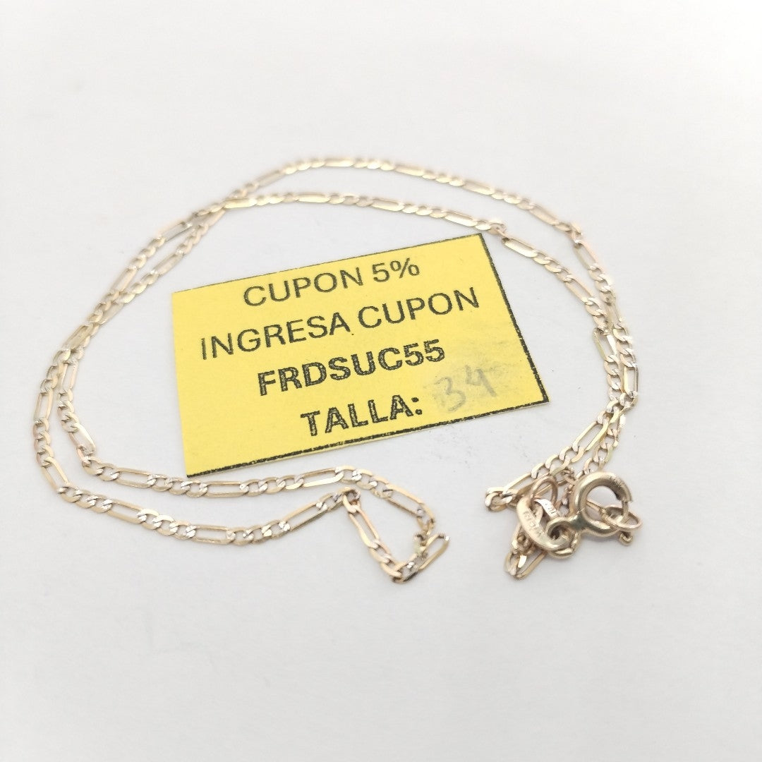 CADENA ORO 10 K 1.2 GRMS (SEMINUEVO)