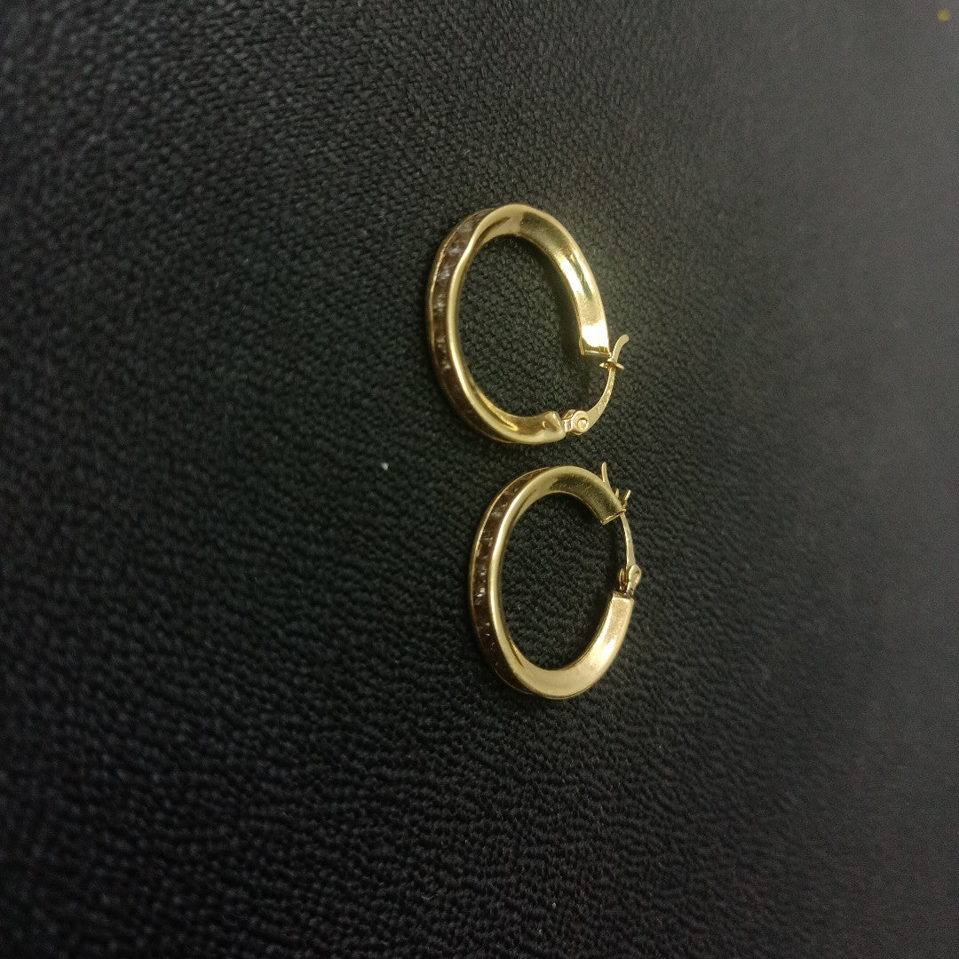 ARRACADAS PAR ORO 14 K 5,30 GRMS (SEMINUEVO)
