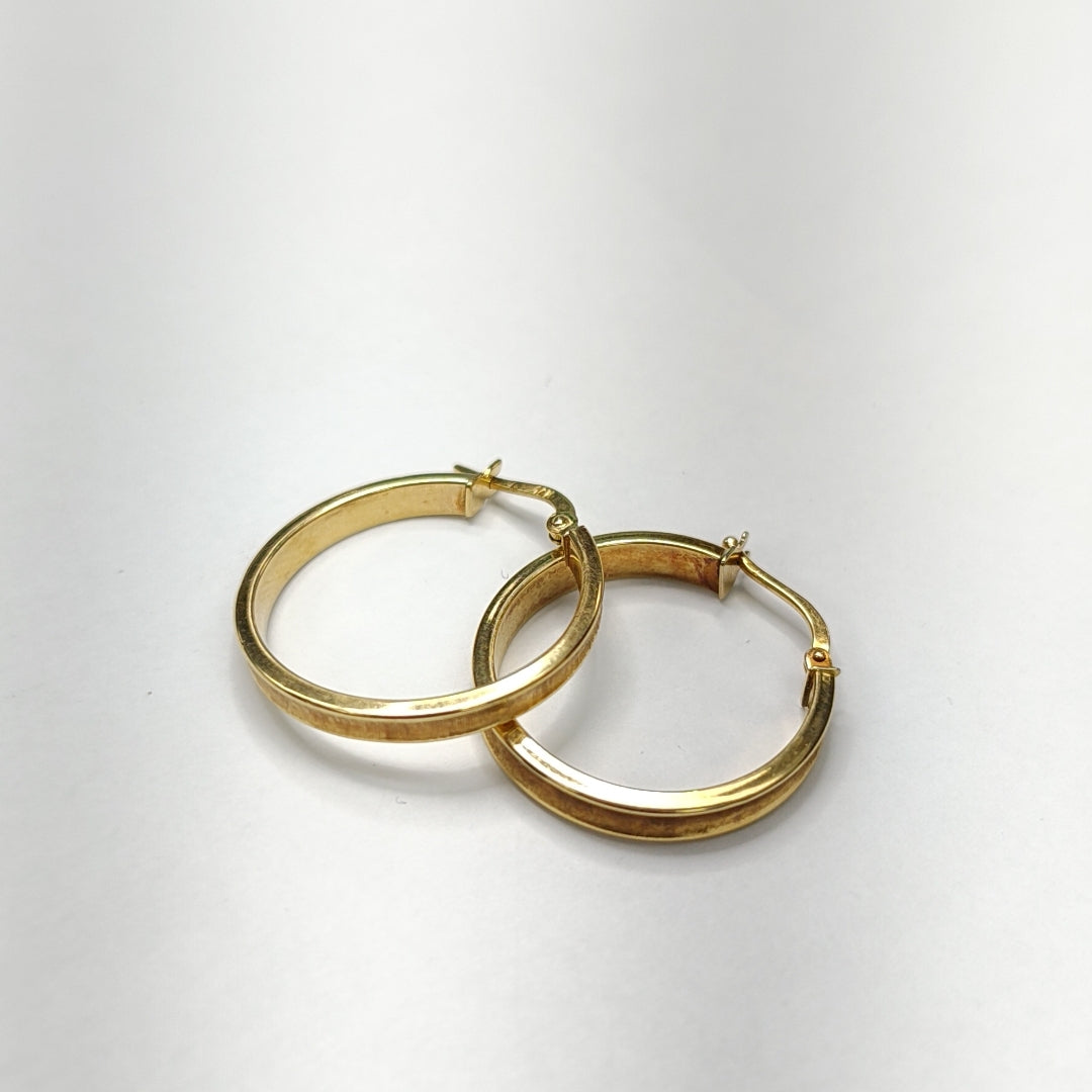 ARRACADAS PAR ORO 14 K 1.8 GRMS (SEMINUEVO)