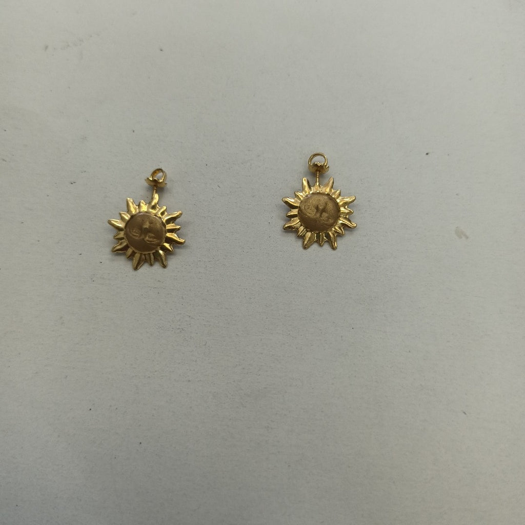 BROQUELES PAR ORO 14 K 0.5 GRMS (SEMINUEVO)