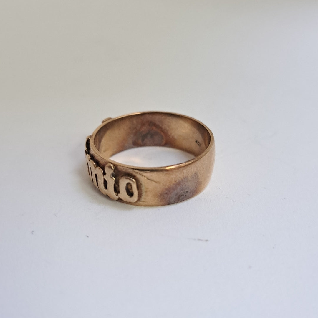 ANILLO ORO 10 K 5,00 GRMS (SEMINUEVO)