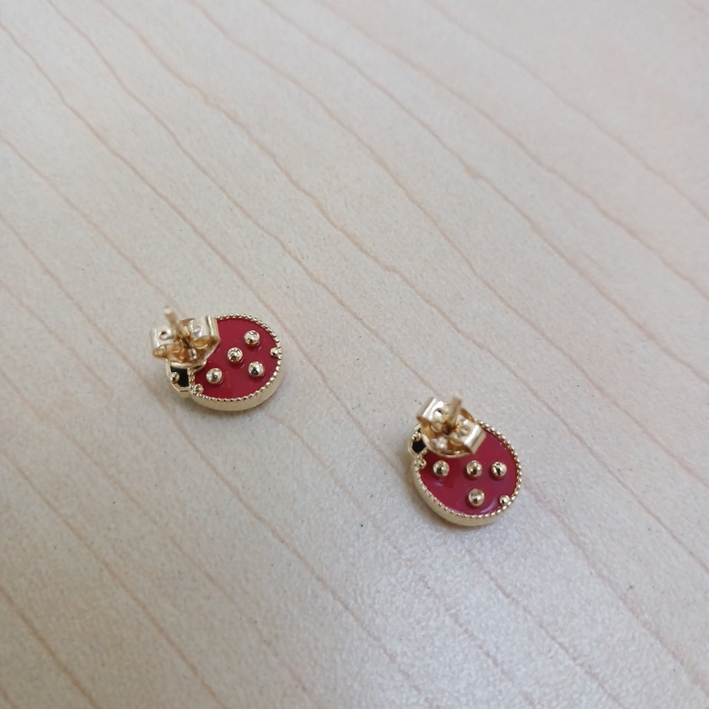 BROQUELES ORO 14K 2.7 (NUEVO)