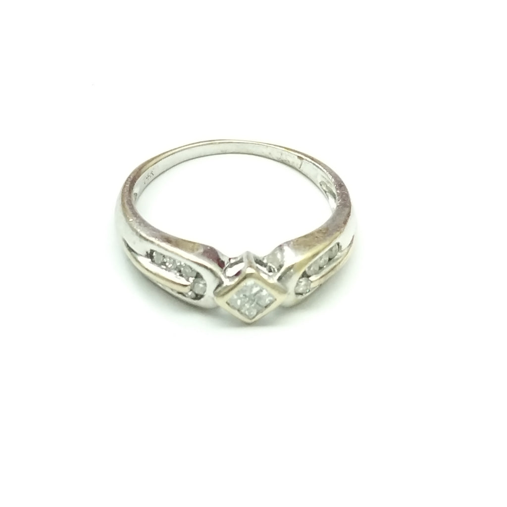 ANILLITO ORO, ORO BLANCO 14 K 3.3 GRMS (SEMINUEVO)