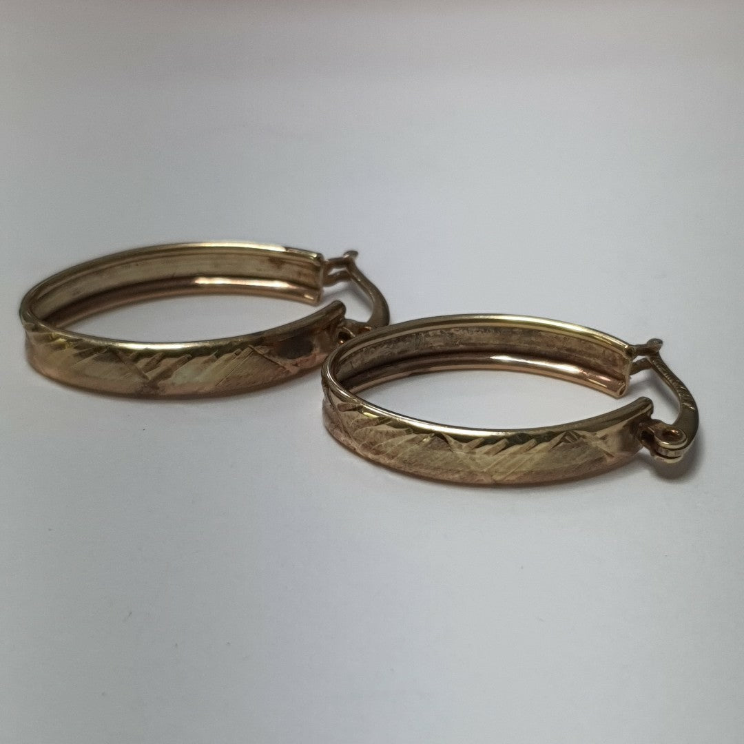 ARRACADAS PAR ORO 10 K 3,60 GRMS (SEMINUEVO)