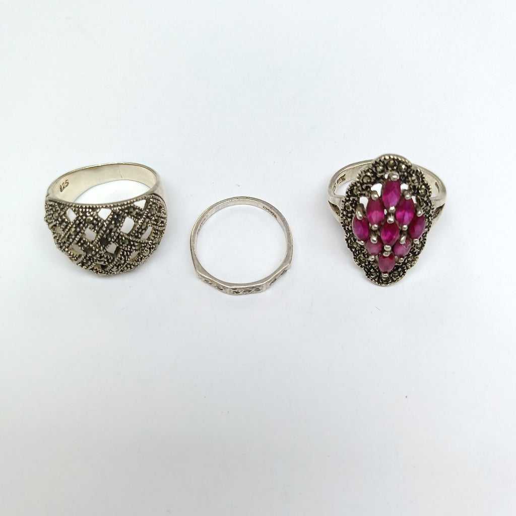 ANILLITO, CADENA, PULSERA PLATA 24.7 GRMS (SEMINUEVO)