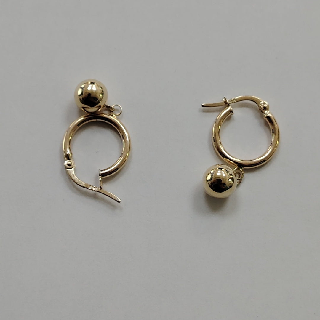 ARRACADAS ORO 14K 1.5 (NUEVO)