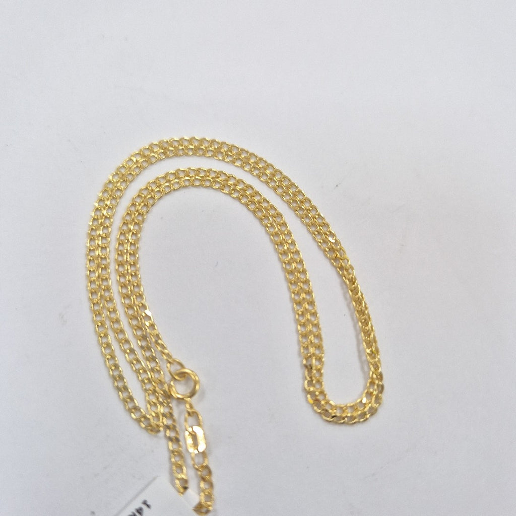 CADENAS BARBADA AMARILLA ORO 14K 1.8 (NUEVO)