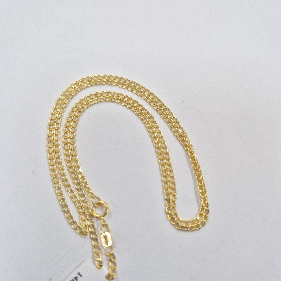 CADENAS BARBADA AMARILLA ORO 14K 1.8 (NUEVO)