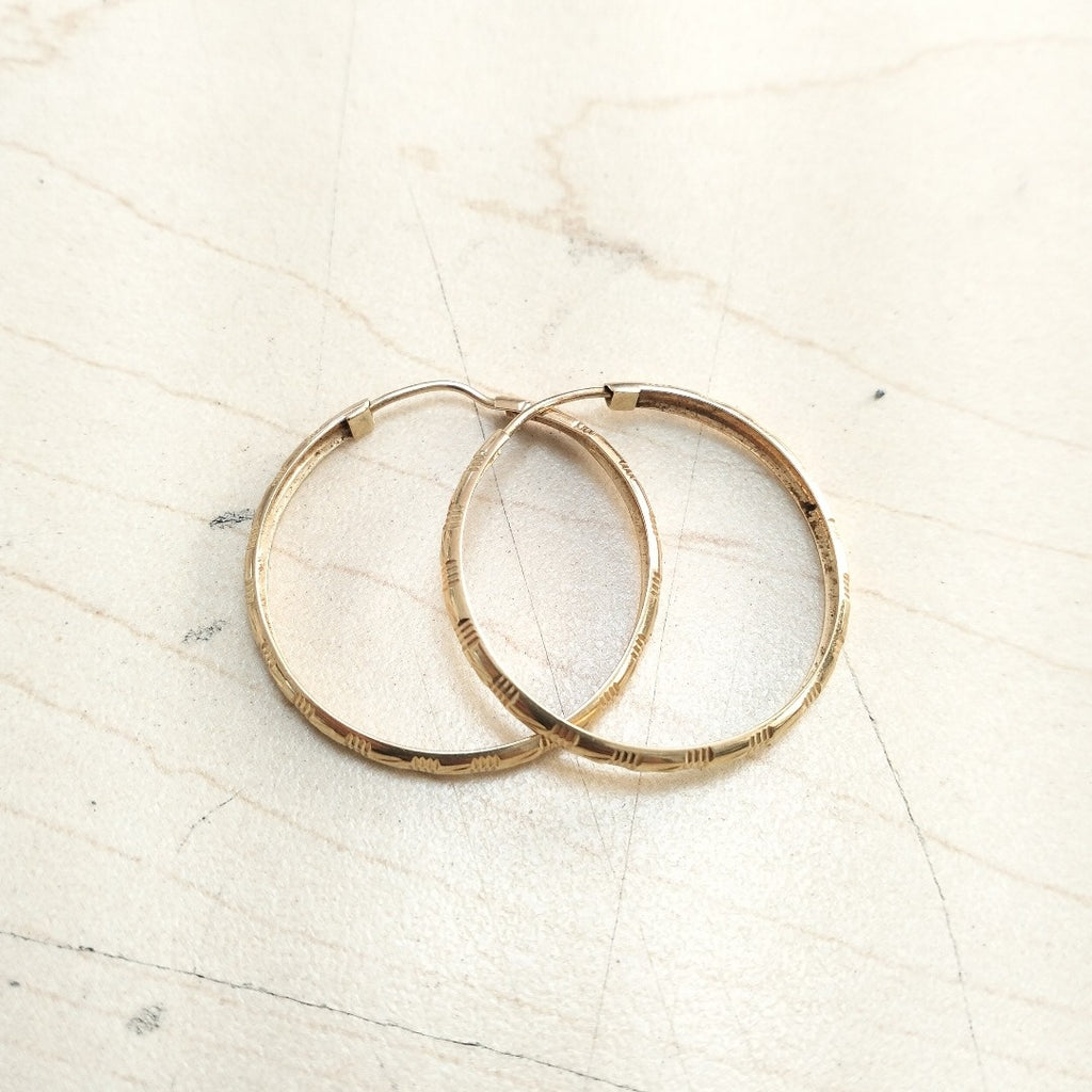 ARRACADAS PAR ORO 14 K 2,10 GRMS (SEMINUEVO)