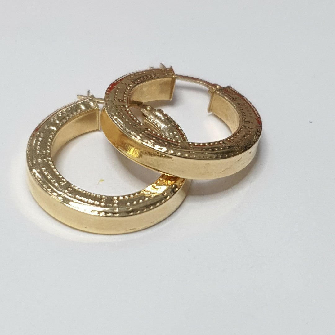 ARRACADAS PAR ORO 14 K 3,90 GRMS (SEMINUEVO)