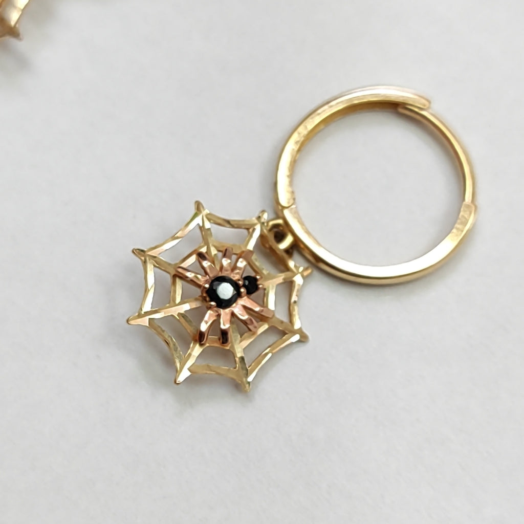 ARRACADAS PAR ORO 14 K 1.8 GRMS (SEMINUEVO)