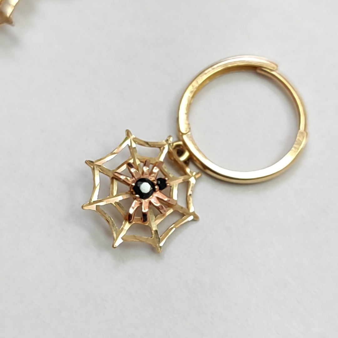 ARRACADAS PAR ORO 14 K 1.8 GRMS (SEMINUEVO)