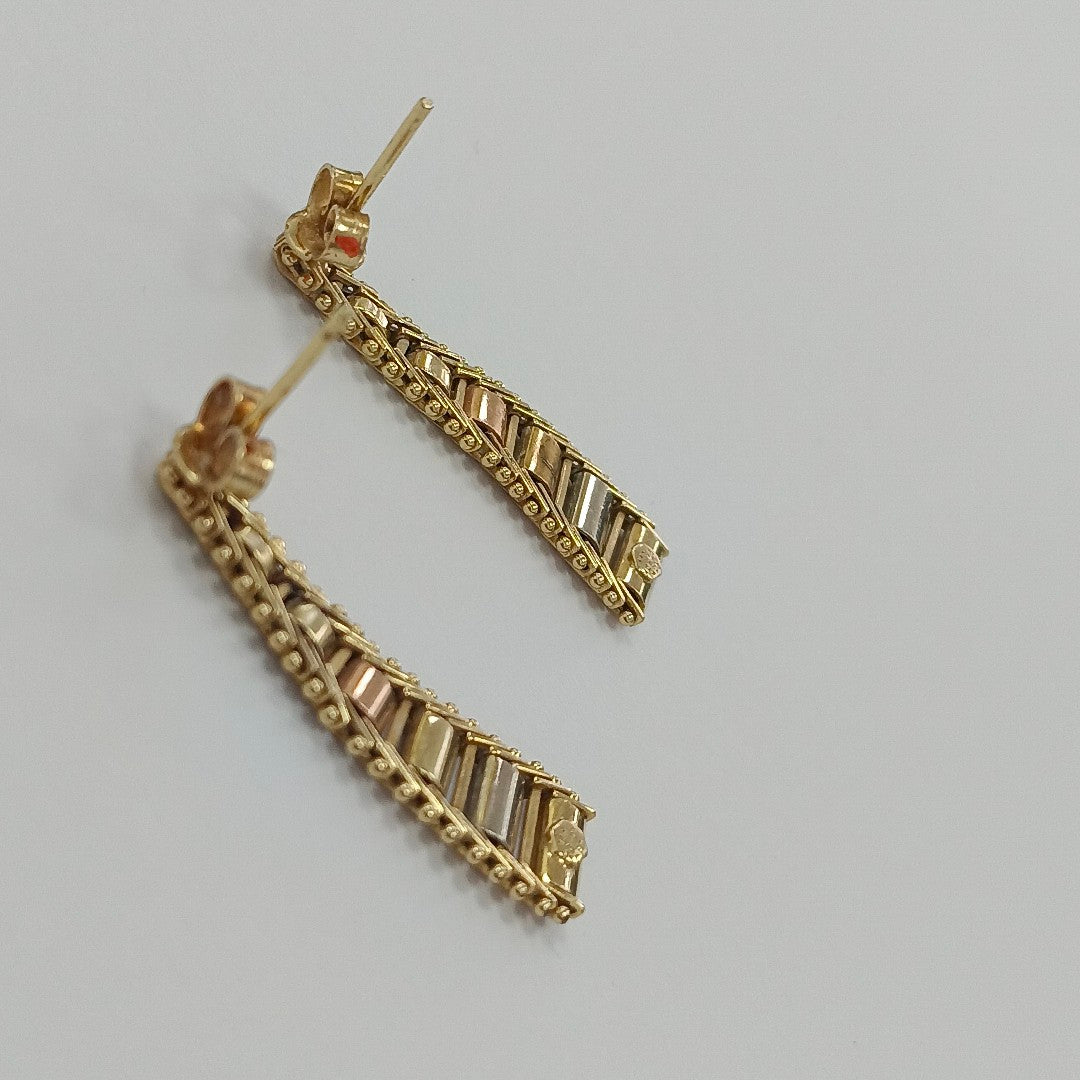 ARETES PAR ORO 14 K 3.5 GRMS (SEMINUEVO)