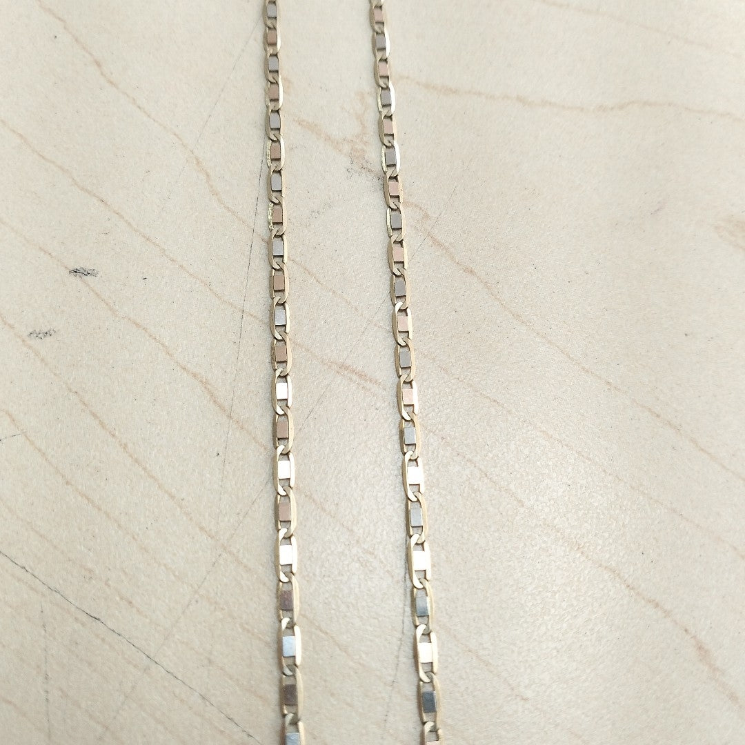 CADENA ORO COMBINADO 10 K 5.4 GRMS (SEMINUEVO)