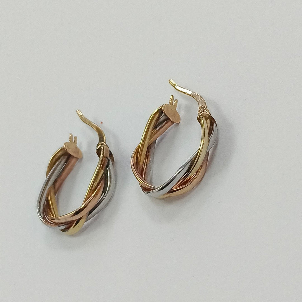 ARRACADAS PAR ORO 14 K 2.2 GRMS (SEMINUEVO)
